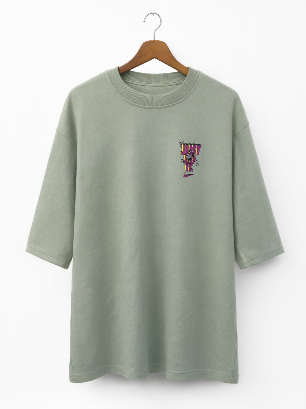 Camiseta Oversized Heavyweight Verde