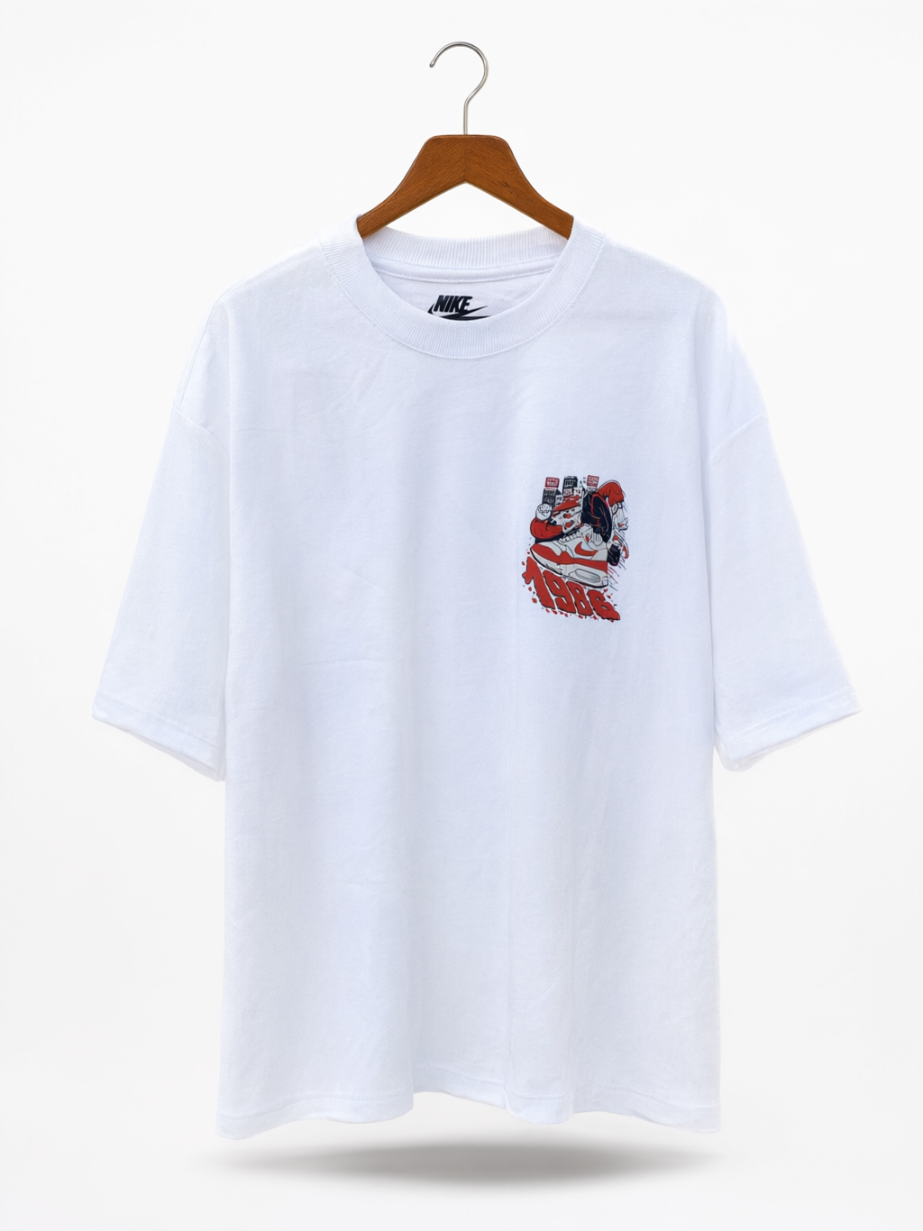 Camiseta Oversized Off-White Minimal