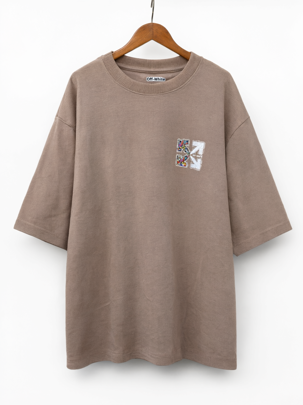 Camiseta Oversized Sand Off-White Edition